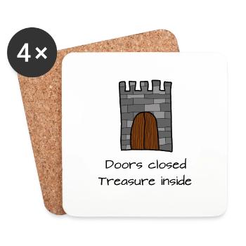 Castle - Coasters (set of 4) - white - Front