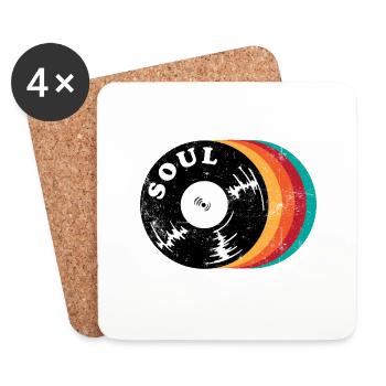 Soul Music - Coasters (set of 4) - white - Front