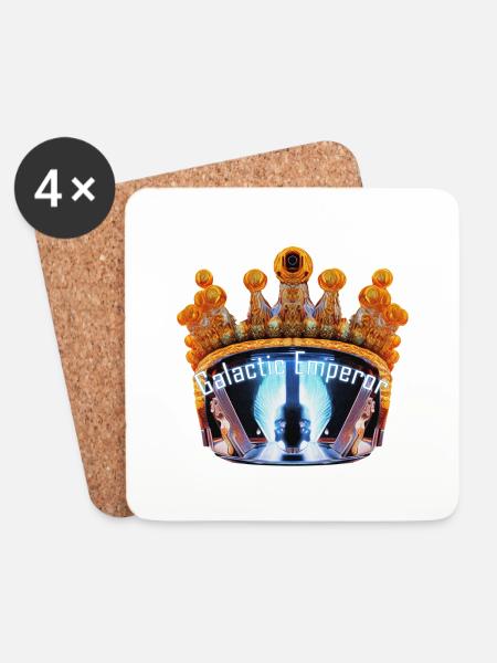 Galaktischer Imperator - Untersetzer (4er-Set) - Weiß