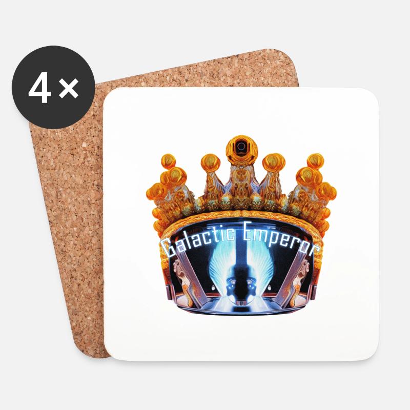 Galaktischer Imperator - Untersetzer (4er-Set) - Weiß