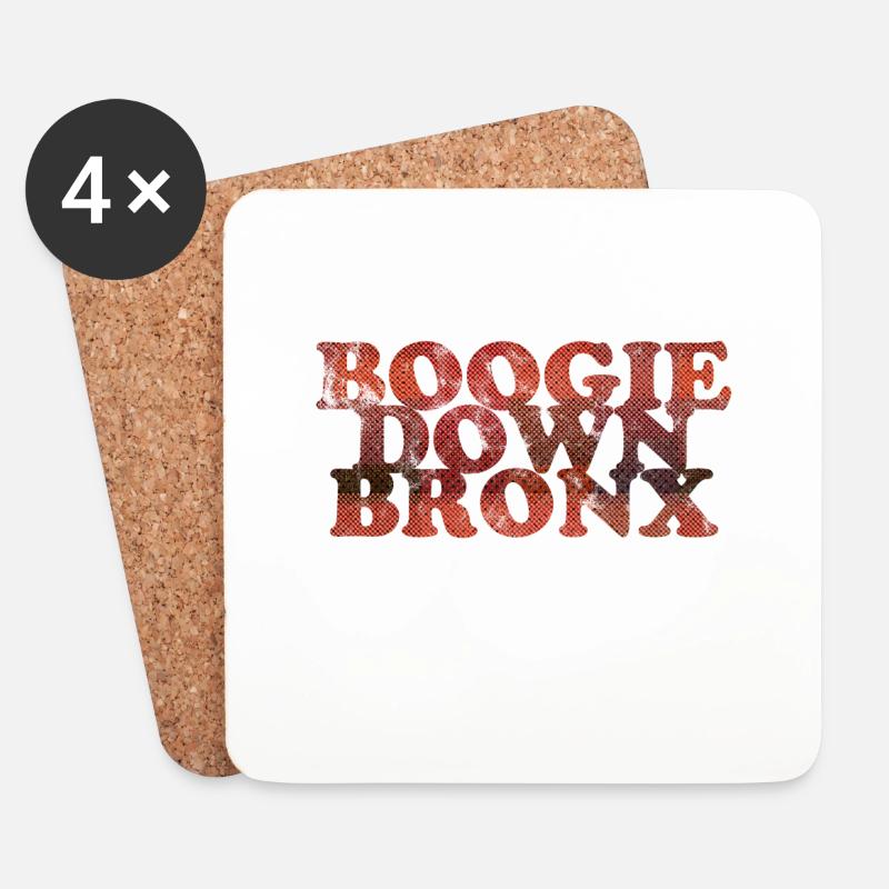 Boogie Down Bronx - Untersetzer (4er-Set) - Weiß