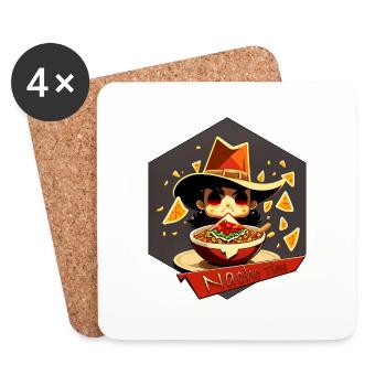 Nacho Time - Coasters (set of 4) - white - Front