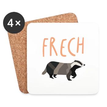 Rascal - Coasters (set of 4) - white - Front