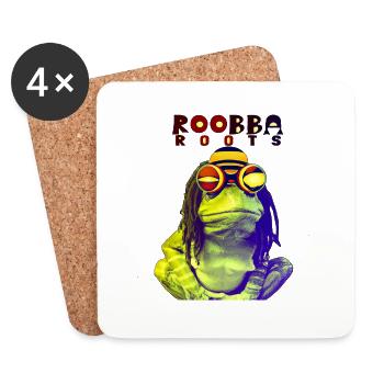 Rooba-Roots - Untersetzer (4er-Set) - Weiß - Vorne