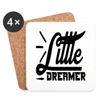 Little Dreamer - Coasters (set of 4) - white - Front