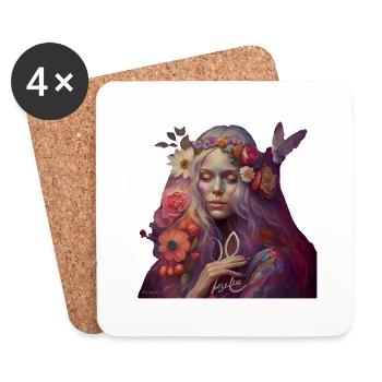 Emma The Elf - Coasters (set of 4) - white - Front
