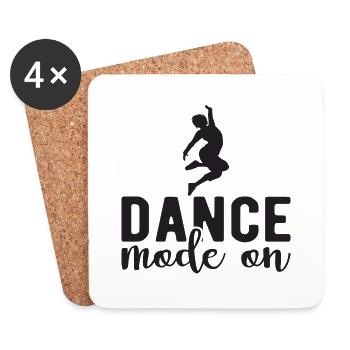 Dance Mode on - Untersetzer (4er-Set) - Weiß - Vorne