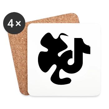 TikTok Star - Coasters (set of 4) - white - Front