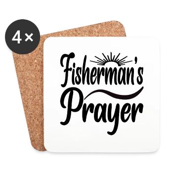 Fisherman´s Prayer - Untersetzer (4er-Set) - Weiß - Vorne