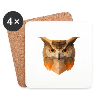 OWL - Untersetzer (4er-Set) - Weiß - Vorne
