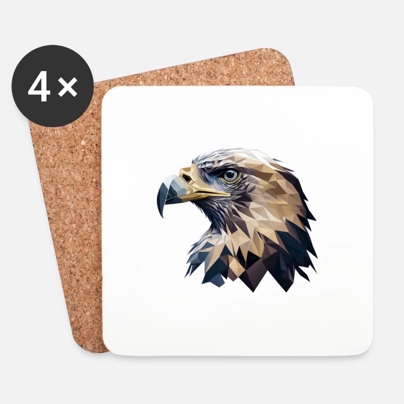 EAGLE - Untersetzer (4er-Set) - Weiß