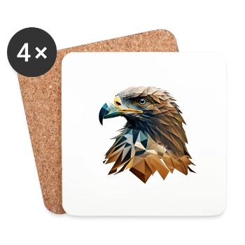 EAGLE - Coasters (set of 4) - white - Front