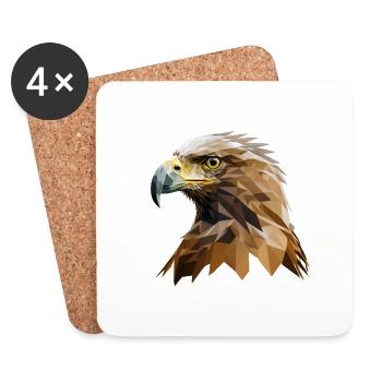 EAGLE - Coasters (set of 4) - white - Front