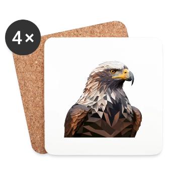 EAGLE - Coasters (set of 4) - white - Front