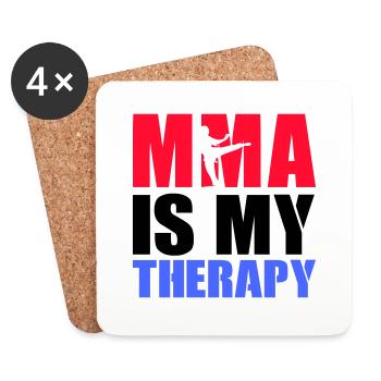 MMA Therapy - Coasters (set of 4) - white - Front