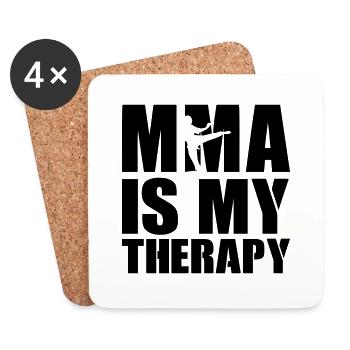 MMA Therapy - Coasters (set of 4) - white - Front