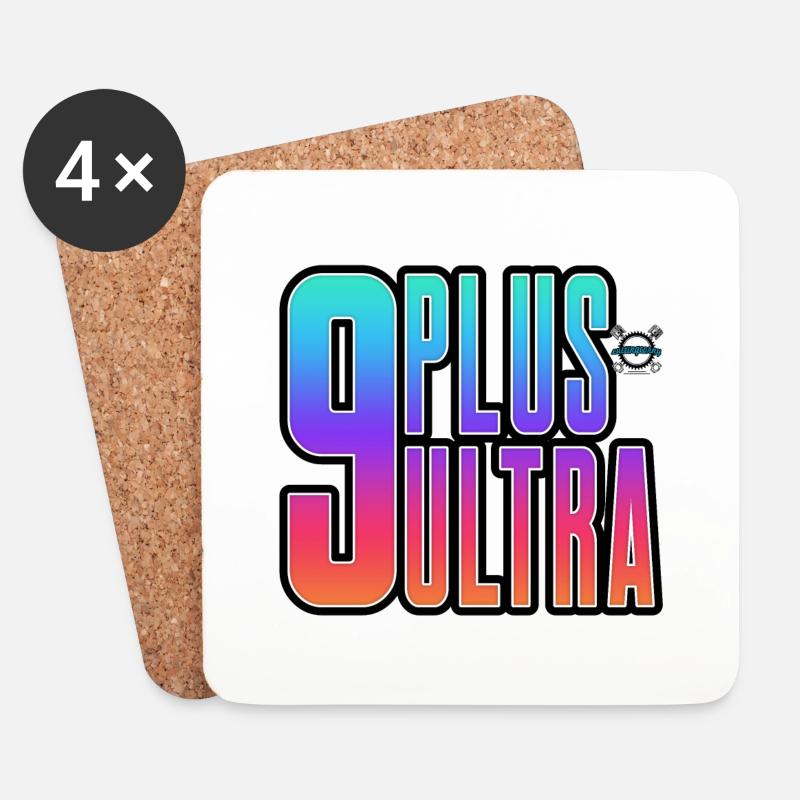 9 Plus Ultra Community Shirt - Untersetzer (4er-Set) - Weiß