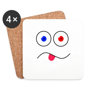 Ghost - Coasters (set of 4) - white - Front