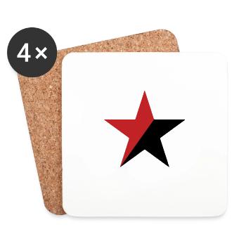 Anarchy - Coasters (set of 4) - white - Front