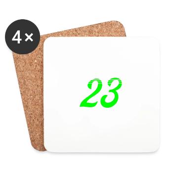 Malle 23 - Untersetzer (4er-Set) - Weiß - Vorne