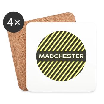 MADCHESTER - Untersetzer (4er-Set) - Weiß - Vorne