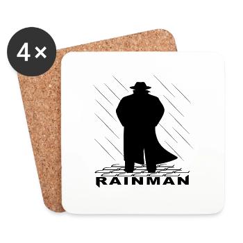 Rainman - Coasters (set of 4) - white - Front
