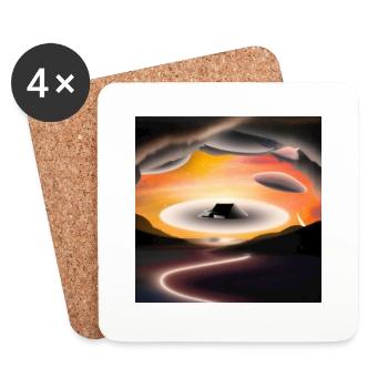 Heavenly Retreat - Untersetzer (4er-Set) - Weiß - Vorne