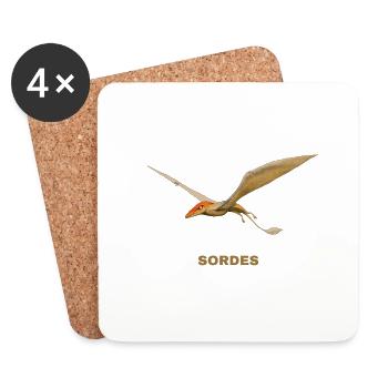 DEAFES - Coasters (set of 4) - white - Front