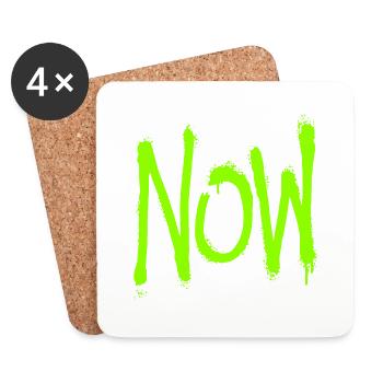 Now - Untersetzer (4er-Set) - Weiß - Vorne