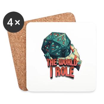 The World I Role V.3 - Coasters (set of 4) - white - Front