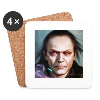 Joe - Coasters (set of 4) - white - Front