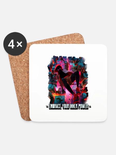 Embrace Your Inner Power - Coasters (set of 4) - white