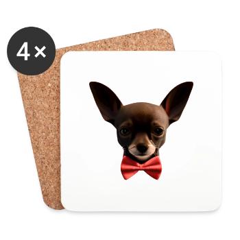 Chihuahua Dog Chihuahua Puppy Dogs Dog Owners - Coasters (set of 4) - white - Front