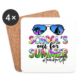 Graduation 2024 class High school graduation party - Coasters (set of 4) - white - Front
