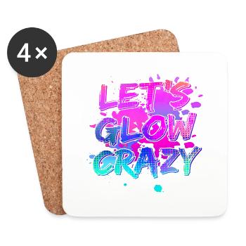 Summer surf croatia beach paradise party vibes Usa - Coasters (set of 4) - white - Front