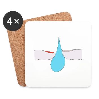 Tenderness - Coasters (set of 4) - white - Front