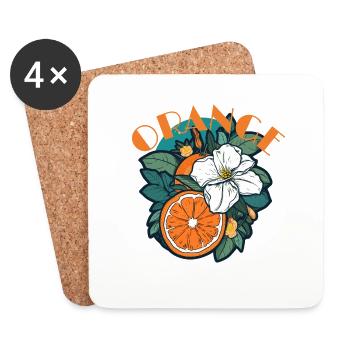 undefined - Dessous de verre (lot de 4) - blanc - Devant