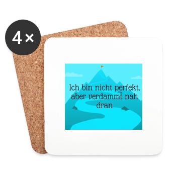 8 - Untersetzer (4er-Set) - Weiß - Vorne