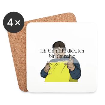 3 - Untersetzer (4er-Set) - Weiß - Vorne