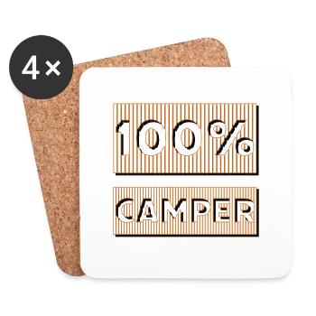 Camper - Untersetzer (4er-Set) - Weiß - Vorne