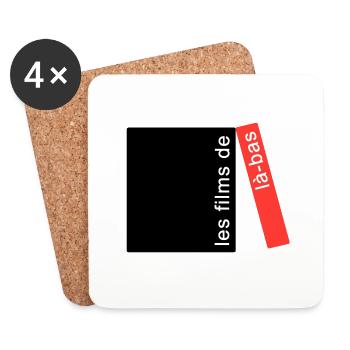 logo LCN SF - Dessous de verre (lot de 4) - blanc - Devant