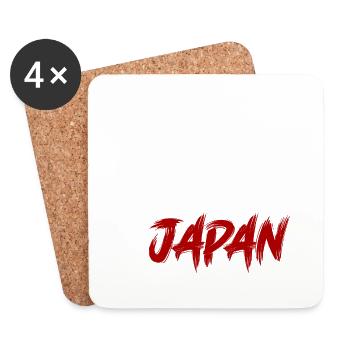 Japan 1 - Coasters (set of 4) - white - Front