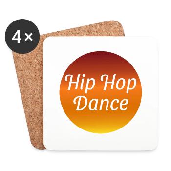 Dancing Dance Music - Coasters (set of 4) - white - Front