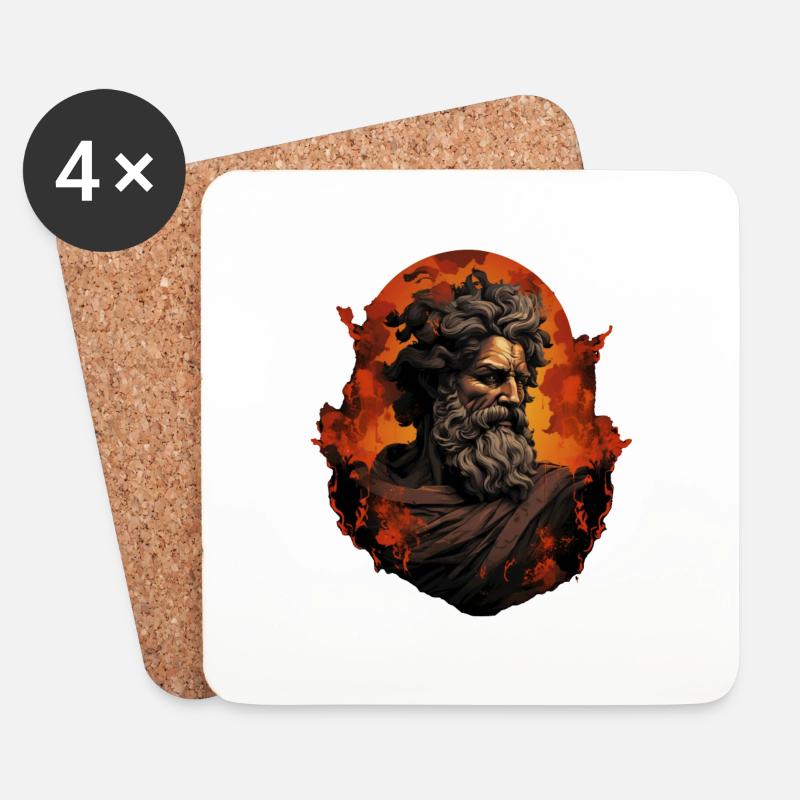 Ancient philosopher - Coasters (set of 4) - white