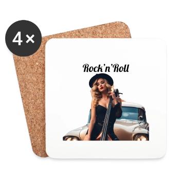 Pinup - Coasters (set of 4) - white - Front