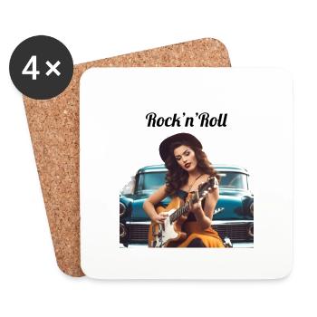 Pinup - Coasters (set of 4) - white - Front