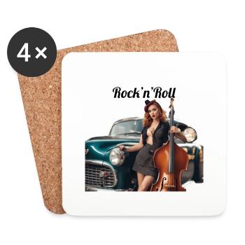 Pinup - Coasters (set of 4) - white - Front