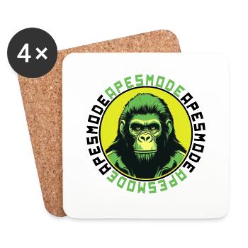 Apesmode - Planet of the Apes - Coasters (set of 4) - white - Front