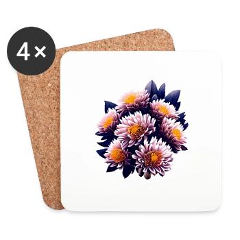 Flower Gift Flowers Garden Home Gardener Gardener Gardener - Coasters (set of 4) - white - Front