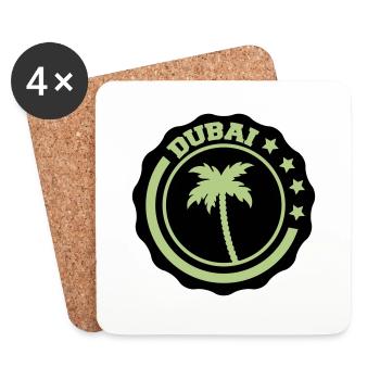 dubai - Untersetzer (4er-Set) - Weiß - Vorne
